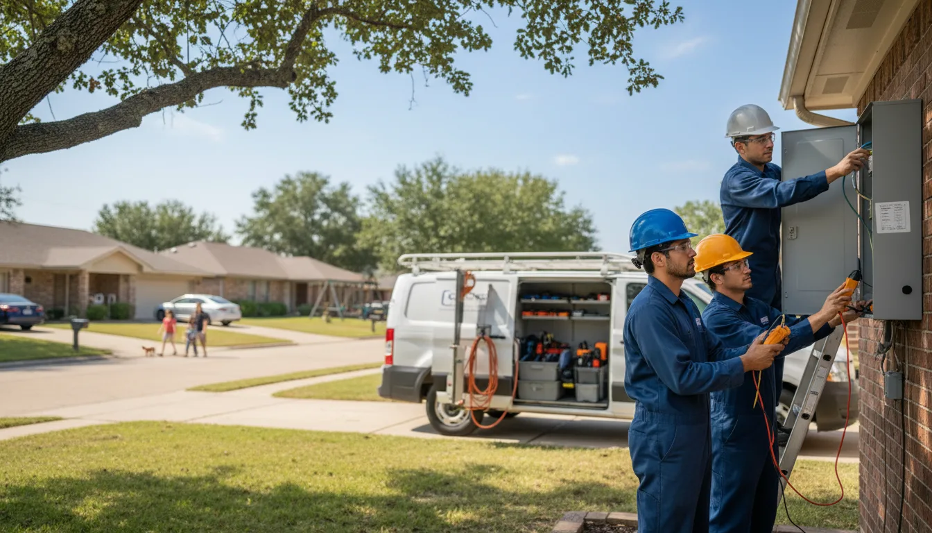 Certified electrician providing emergency electrical services in Oakdale, IL